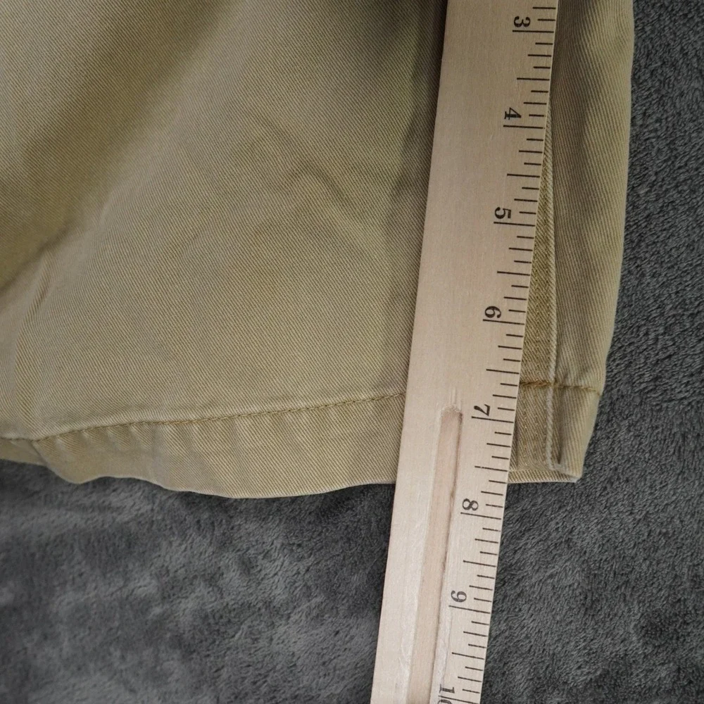 The North Face Short Court Canvas Shorts Mens 30 Tan Outdoor Gorpcore Logo AJDS